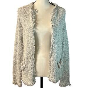Ett:Twa Anthropologie Women's Fuzzy Cardigan Size S